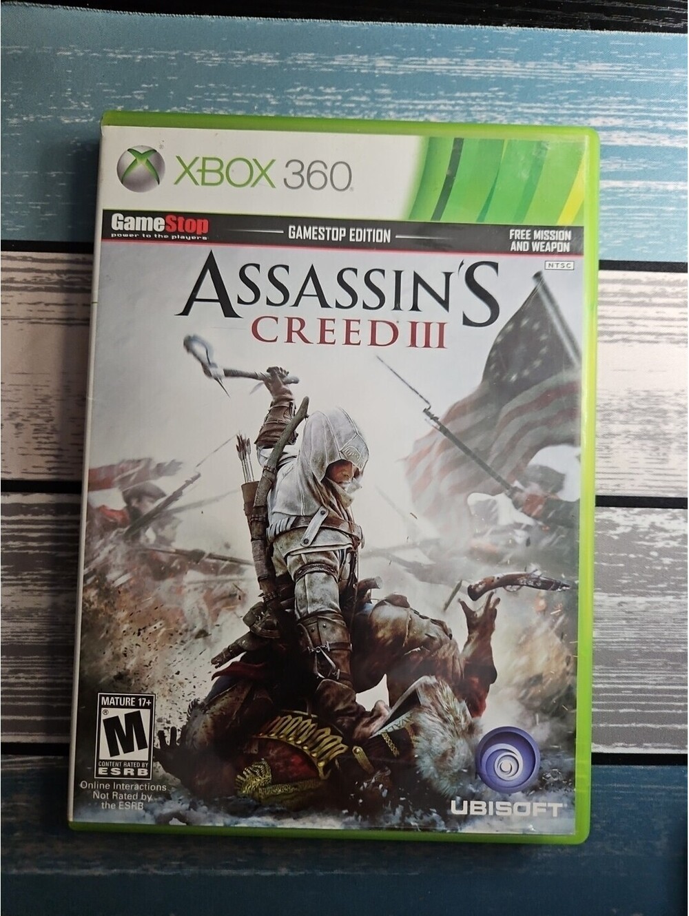 Assassin's Creed III Gamestop Edition - (Microsoft Xbox 360) - CIB - Tested